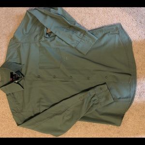 Diesel Green Button Down